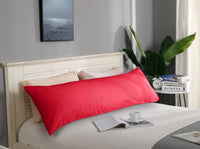 1000TC Premium Ultra Soft Body Pillowcase - Red Kings Warehouse 