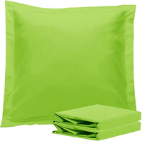 1000TC Premium Ultra Soft European Pillowcases 2-Pack Green Kings Warehouse 