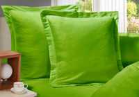 1000TC Premium Ultra Soft European Pillowcases 2-Pack Green Kings Warehouse 