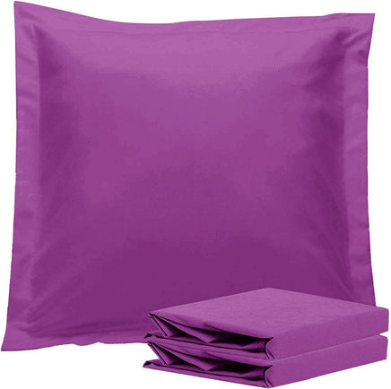 1000TC Premium Ultra Soft European Pillowcases 2-Pack Purple Kings Warehouse 