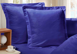 1000TC Premium Ultra Soft European Pillowcases 2-Pack Royal Blue Kings Warehouse 