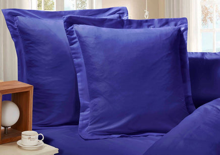 1000TC Premium Ultra Soft European Pillowcases 2-Pack Royal Blue Kings Warehouse 