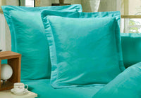 1000TC Premium Ultra Soft European Pillowcases 2-Pack Teal Kings Warehouse 