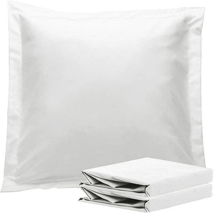 1000TC Premium Ultra Soft European Pillowcases 2-Pack White Kings Warehouse 