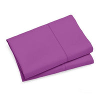 1000TC Premium Ultra Soft King size Pillowcases 2-Pack - Purple Kings Warehouse 