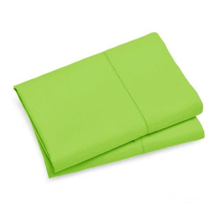 1000TC Premium Ultra Soft Standrad size Pillowcases 2-Pack - Green Kings Warehouse 