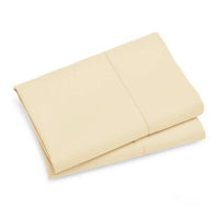 1000TC Premium Ultra Soft Standrad size Pillowcases 2-Pack - Yellow Cream Kings Warehouse 