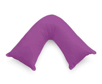 1000TC Premium Ultra Soft V SHAPE Pillowcase - Purple Kings Warehouse 