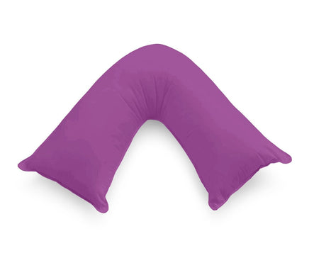 1000TC Premium Ultra Soft V SHAPE Pillowcase - Purple Kings Warehouse 