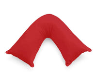 1000TC Premium Ultra Soft V SHAPE Pillowcase - Red Kings Warehouse 