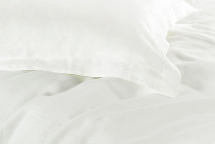 1000TC Tailored King Single Size White Duvet Doona Quilt Cover Set Kings Warehouse 