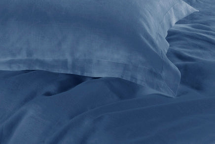 1000TC Tailored Queen Size Quilt/Doona/Duvet Cover Set - Greyish Blue Kings Warehouse 