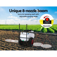 100L ATV Weed Sprayer 5M Boom Trailer Spot Spray Tank Farm Pump Home & Garden > Garden Tools Kings Warehouse 