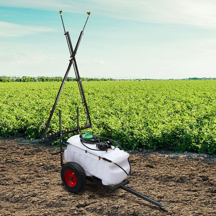 100L ATV Weed Sprayer 5M Boom Trailer Spot Spray Tank Farm Pump Home & Garden > Garden Tools Kings Warehouse 