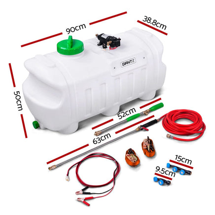 100L ATV Weed Sprayer Spot Spray 1.5 M Boom Chemical Garden Farm Pump Home & Garden > Garden Tools Kings Warehouse 