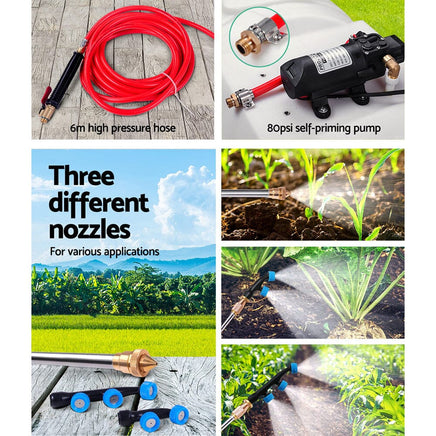 100L ATV Weed Sprayer Spot Spray 1.5 M Boom Chemical Garden Farm Pump Home & Garden > Garden Tools Kings Warehouse 