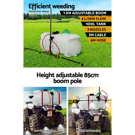 100L Weed Sprayer Home & Garden > Garden Tools Kings Warehouse 
