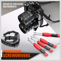 100Pc Screwdriver Set Ratchet Handle Socket Slot Pozi Hex Star Square Bits Rack Kings Warehouse 