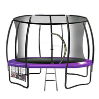 10ft Trampoline Free Ladder Spring Mat Net Safety Pad Cover Round Enclosure Purple Kings Warehouse 