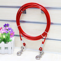 10M Dog Tie Out Cable Leash Lead Tangle Free Outdoor Yard Walking Runing Kings Warehouse 