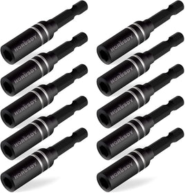 10Pc Magnetic Extension Socket Drill Bit Holder 1/4" Hex Screwdriver Nut Driver Kings Warehouse 