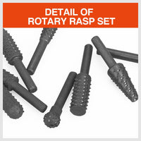10Pc Rotary Bits Set Router Drill Bit Burr Wood Rasp File Drill Bits Wood Timber Kings Warehouse 