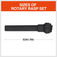 10Pc Rotary Bits Set Router Drill Bit Burr Wood Rasp File Drill Bits Wood Timber Kings Warehouse 