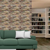 10PCS 3D Foam Patchwork Self Adhesive Home Wallpaper Panels 70 x 77cm Kings Warehouse 
