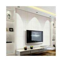 10PCS 3D Foam White Wood Panels Self Adhesive Home Wallpaper Panels 70 x 70cm Kings Warehouse 