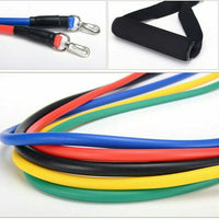 11Pcs/Set Pull Rope Belt Elastic Home Gym Fitness Exercise Resistance Band Kings Warehouse 