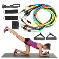 11Pcs/Set Pull Rope Belt Elastic Home Gym Fitness Exercise Resistance Band Kings Warehouse 