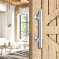 12" Barn Door Handle Sliding Flush Pull Wood Door Gate Hardware Stainless Steel Kings Warehouse 