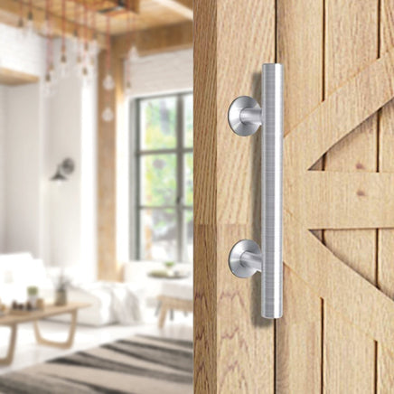 12" Barn Door Handle Sliding Flush Pull Wood Door Gate Hardware Stainless Steel Kings Warehouse 