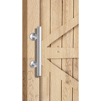 12" Barn Door Handle Sliding Flush Pull Wood Door Gate Hardware Stainless Steel Kings Warehouse 