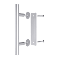 12" Barn Door Handle Sliding Flush Pull Wood Door Gate Hardware Stainless Steel Kings Warehouse 