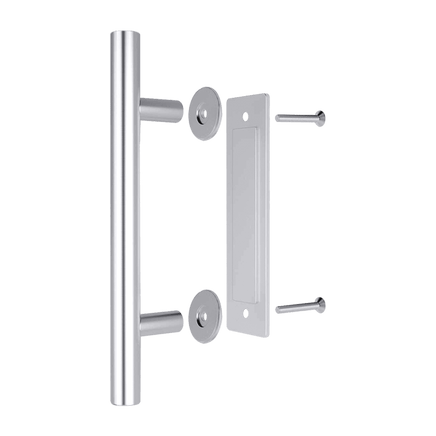 12" Barn Door Handle Sliding Flush Pull Wood Door Gate Hardware Stainless Steel Kings Warehouse 