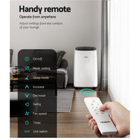 12000BTU Portable Air Conditioner Cooling Mobile Fan Cooler Remote 3300W Appliances Kings Warehouse 