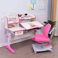 120cm Height Adjustable Children Kids Ergonomic Study Desk Blue AU Furniture KingsWarehouse 