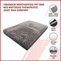 120x90cm Orthopedic Pet Dog Bed Mattress Therapeutic Joint Pain Comfort Kings Warehouse 