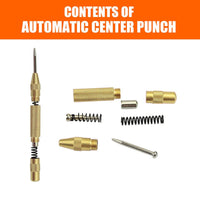 125mm/5" Automatic Centre Punch Adjustable Spring Loaded Metal Drill Tool Glod Kings Warehouse 
