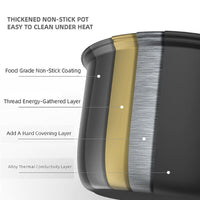 1.2L Mini Rice Cooker Travel Small Non-stick Pot For Cooking Soup Rice AU STOCK Kings Warehouse 