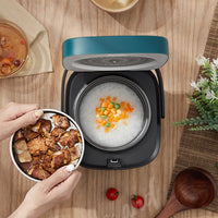 1.2L Mini Rice Cooker Travel Small Non-stick Pot For Cooking Soup Rice Stews Kings Warehouse 