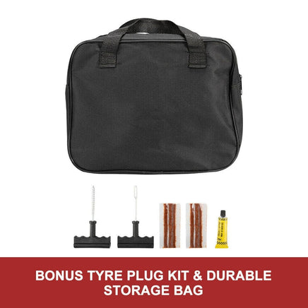 12V 150PSI Car Air Compressor Portable Tyre Deflator Inflator Pump 4WD Car Truck Kings Warehouse 