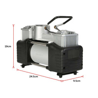12V Car Air Compressor 4x4 Tyre Deflator 4wd Inflator Portable 85L/min Kings Warehouse 