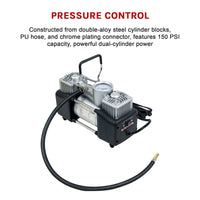 12V Car Air Compressor 4x4 Tyre Deflator 4wd Inflator Portable 85L/min Kings Warehouse 