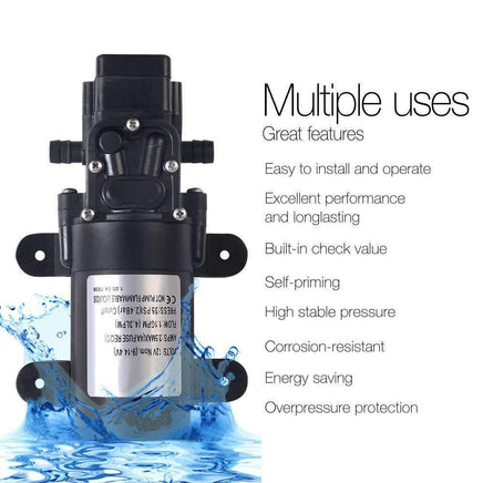 12V Portable Water Pressure Shower Pump Kings Warehouse 