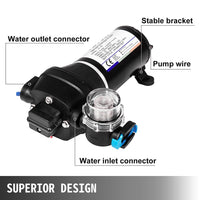 12V Water Pump FL-40 High Pressure 17/10LPM For Caravan Boat Camp Washdown Kings Warehouse 