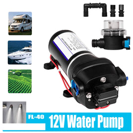 12V Water Pump FL-40 High Pressure 17/10LPM For Caravan Boat Camp Washdown Kings Warehouse 