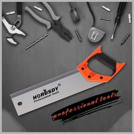 14" Back Saw Wood Hand Saw Woodworking Timber Plastic Cutting Ergonomic Handle Kings Warehouse 