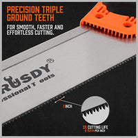 14" Back Saw Wood Hand Saw Woodworking Timber Plastic Cutting Ergonomic Handle Kings Warehouse 